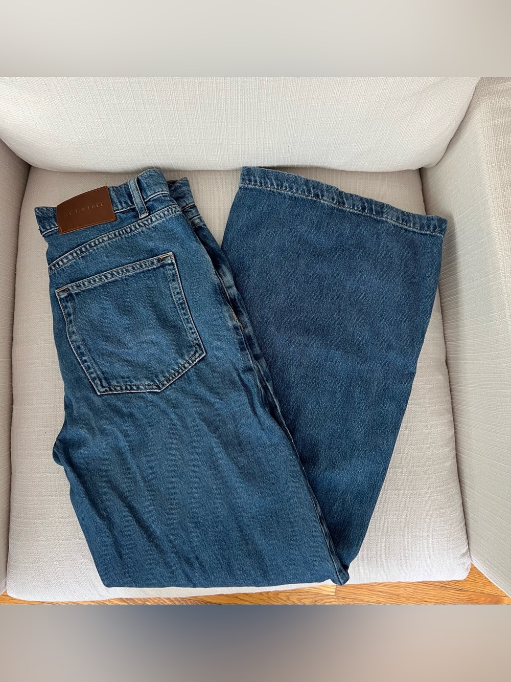 Free People Stride High Waist Wide Leg Jeans